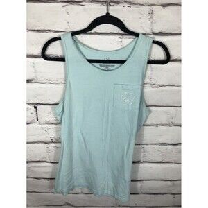 Ivory Womens Size M Blue Tanktop